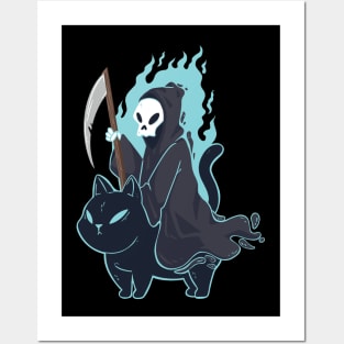 Halloween Grim Reaper Posters and Art